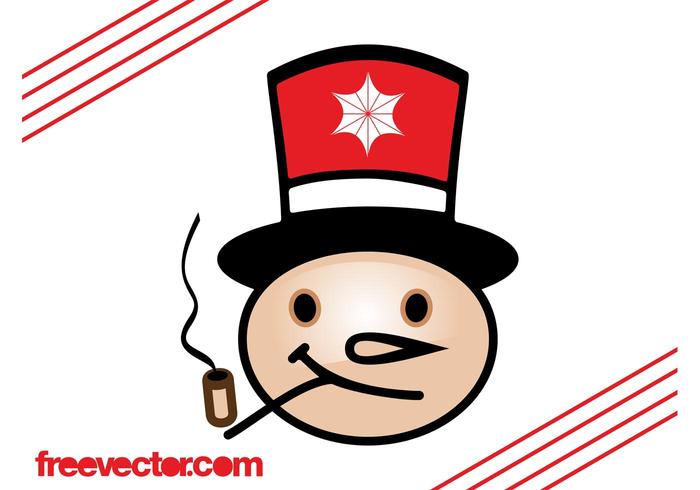Snowman With Pipe Snowman With Pipe