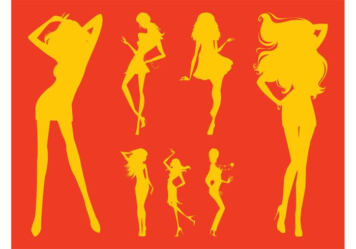 Party Girl Silhouettes