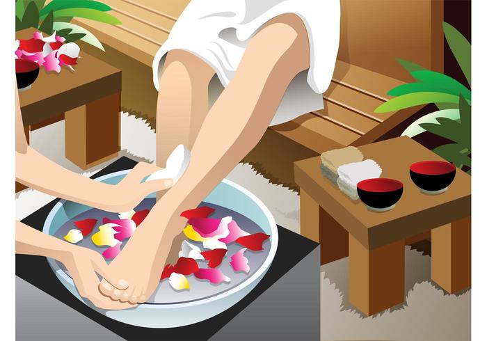 Pedicure Illustration Pedicure Illustration