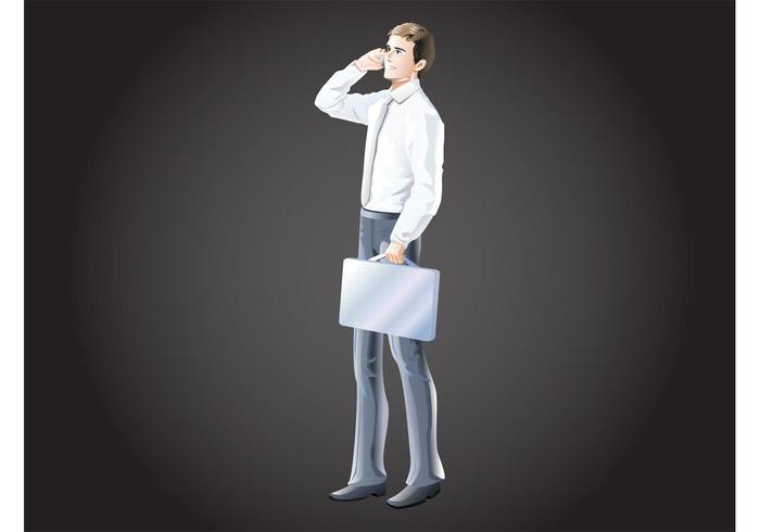 Businessman With Phone Businessman With Phone