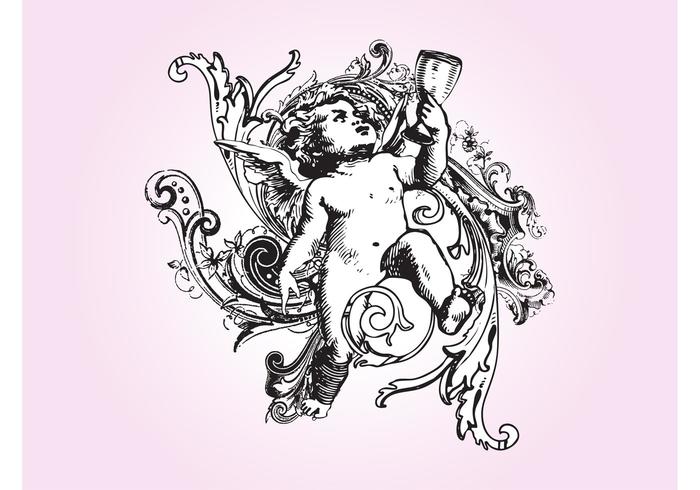 Antique Cupid Graphics Antique Cupid Graphics