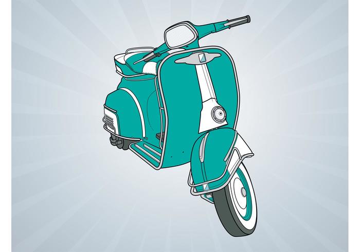  Gambar Vespa Kartun Keren