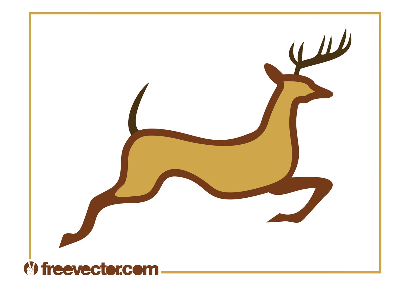 Download Running Reindeer Graphics - Download Free Vector Art ...