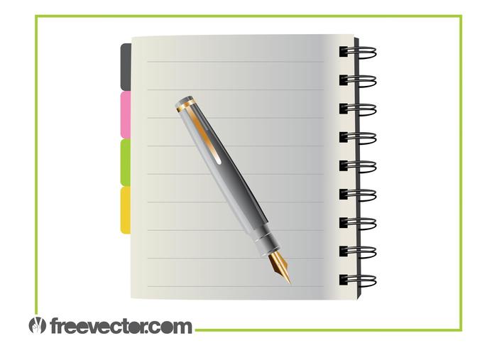 Notebook And Pen Notebook And Pen