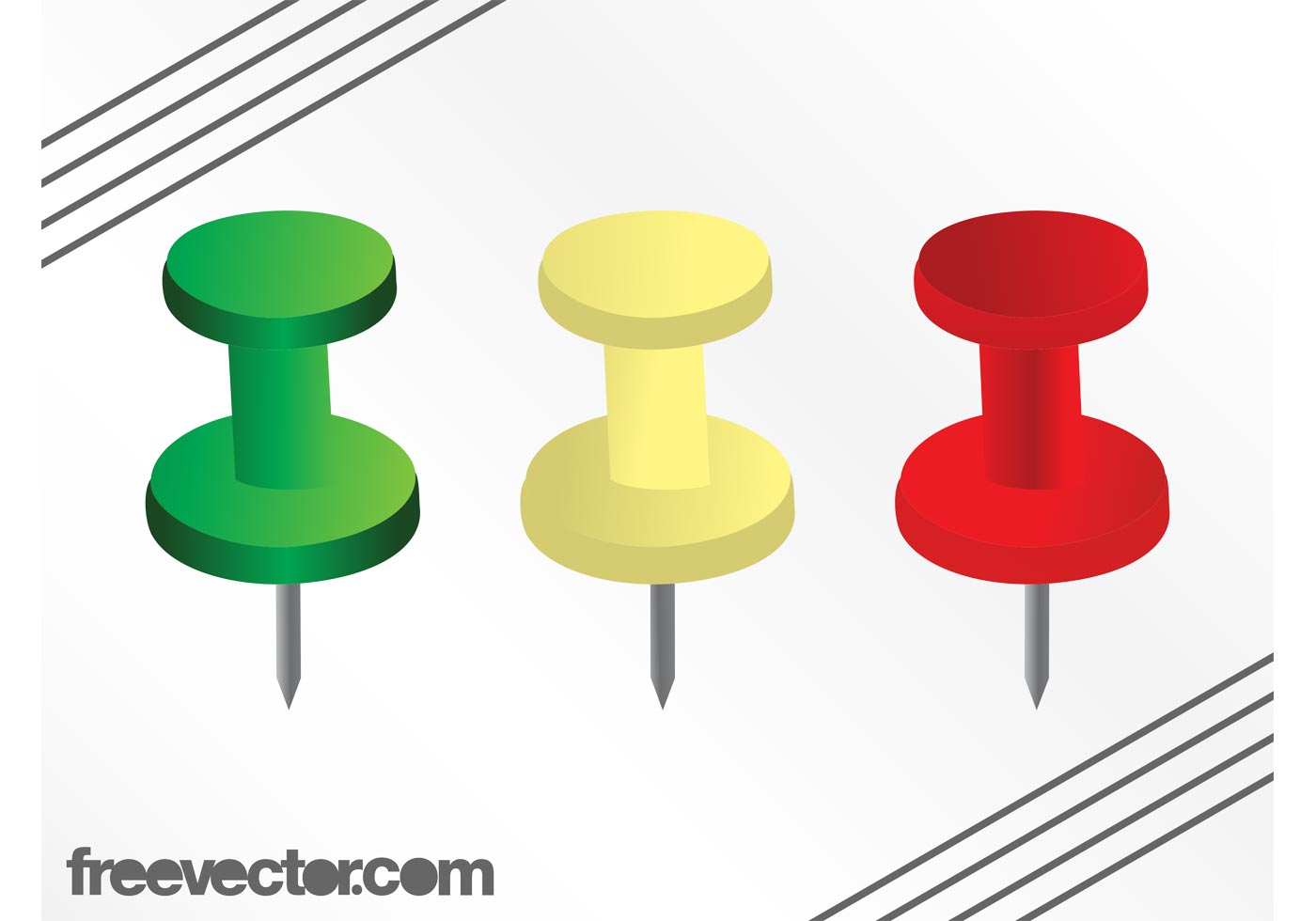Colorful Push Pins Download Free Vector Art, Stock Graphics & Images