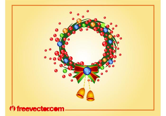 Christmas Wreath Vector Art Christmas Wreath Vector Art