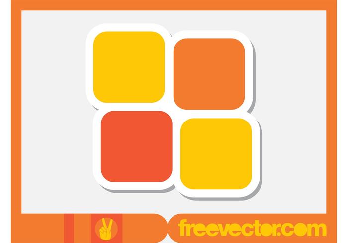 Squares Sticker Squares Sticker