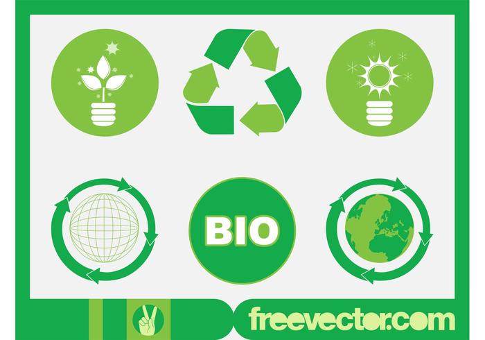 Vector Ecology Icons Vector Ecology Icons