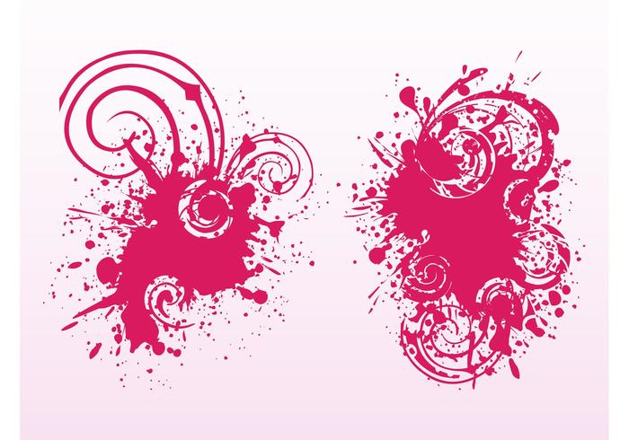 Splatter And Spirals Splatter And Spirals