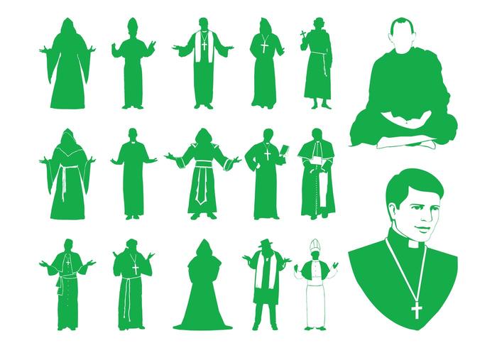 Priests Silhouettes Graphics Priests Silhouettes Graphics
