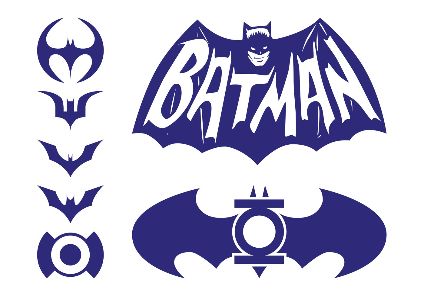 Download Batman Logos Pack 77139 - Download Free Vectors, Clipart ...