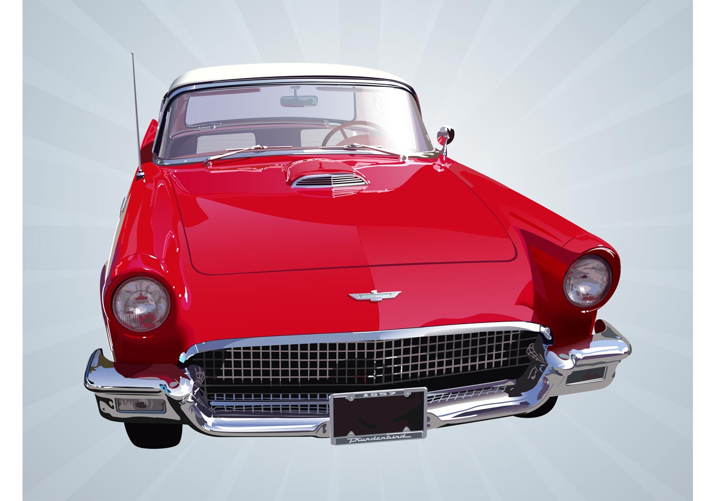 Download Ford Thunderbird - Download Free Vector Art, Stock Graphics & Images