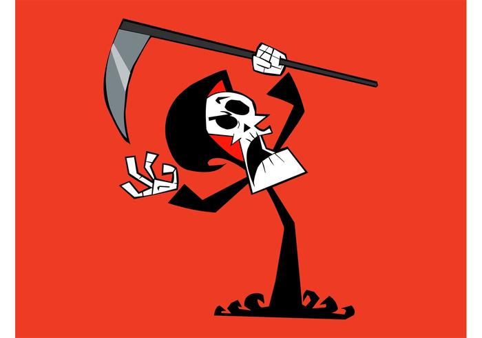 Grim Reaper Cartoon vector