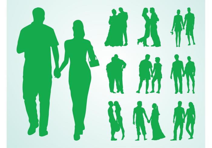 Couples Silhouettes Couples Silhouettes