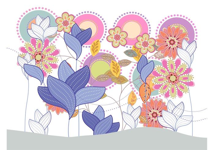 Colorful Flowers Background