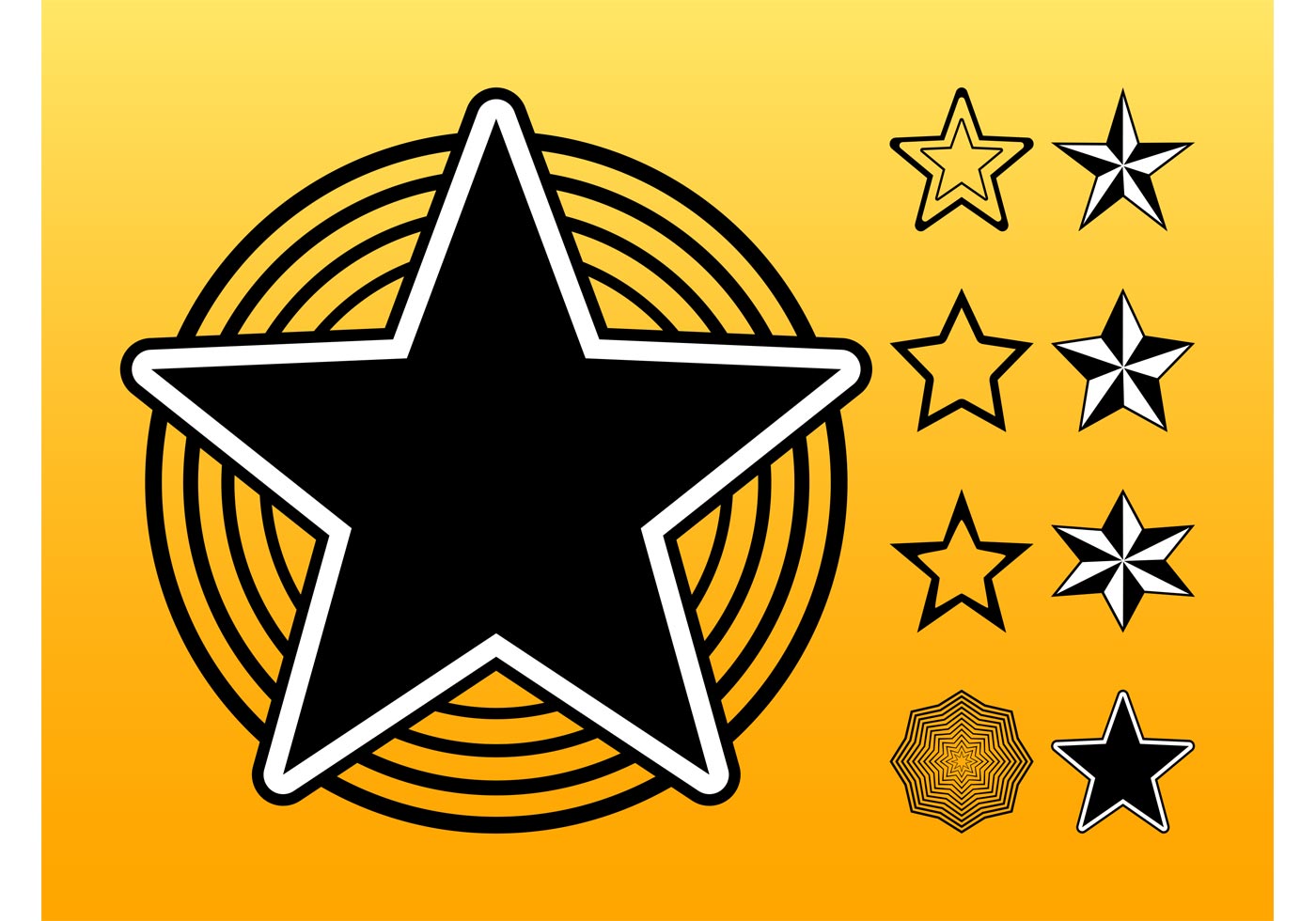 Download Stars Graphics Set - Download Free Vector Art, Stock Graphics & Images