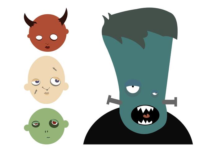 Cartoon Halloween Monsters Cartoon Halloween Monsters