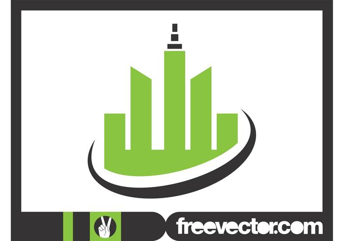 Skyscrapers Logo Graphics vector