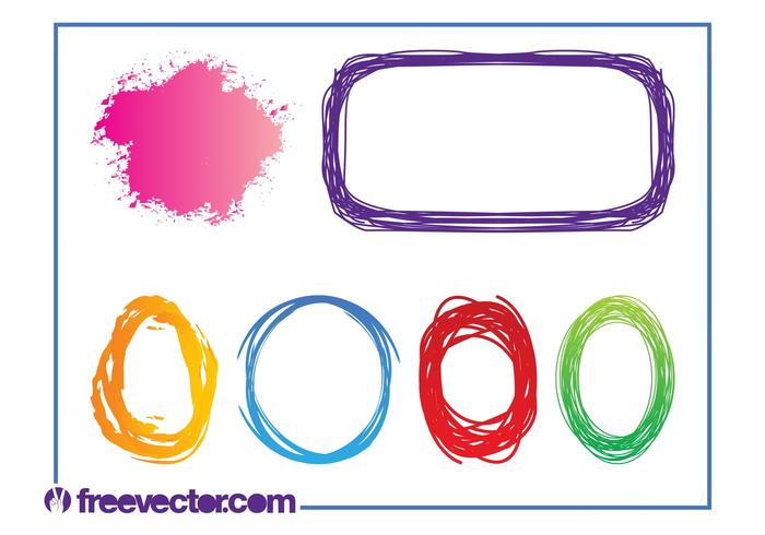 Colorful Doodles And Splatter Colorful Doodles And Splatter