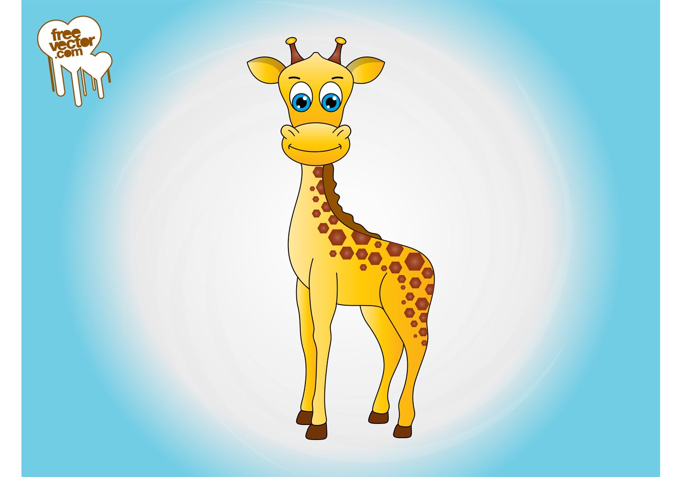 Download Cartoon Giraffe Graphics - Download Free Vector Art, Stock Graphics & Images