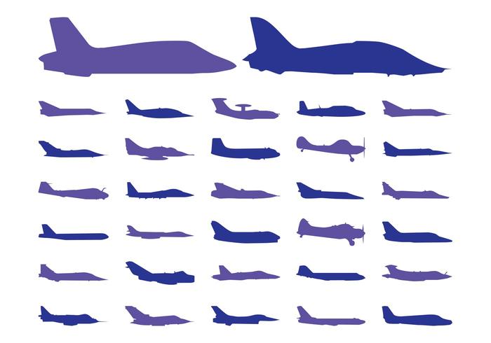 Airplane Silhouettes Pack