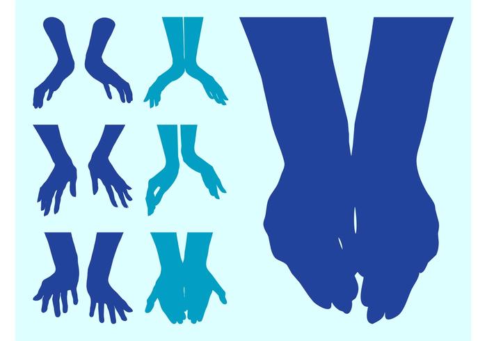 Open Hands Silhouettes Open Hands Silhouettes
