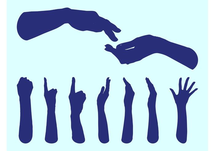 Hands Silhouettes Graphics Hands Silhouettes Graphics