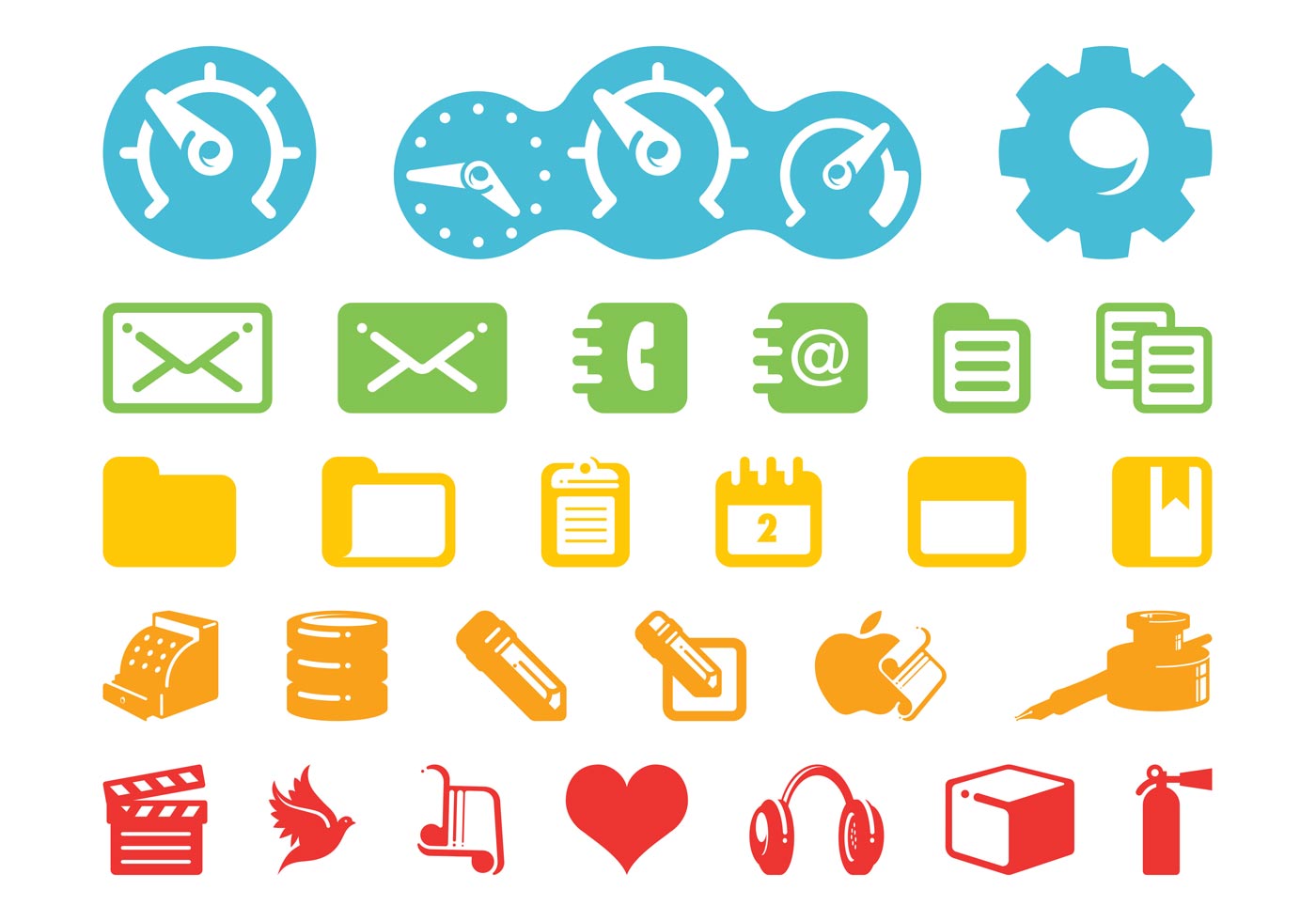 Technology Icons Pack - Download Free Vector Art, Stock Graphics & Images