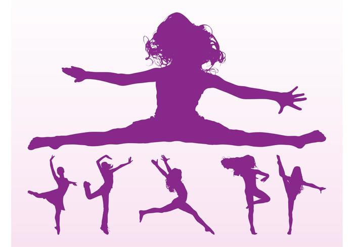 Dancing Girls Silhouettes Pack Dancing Girls Silhouettes Pack