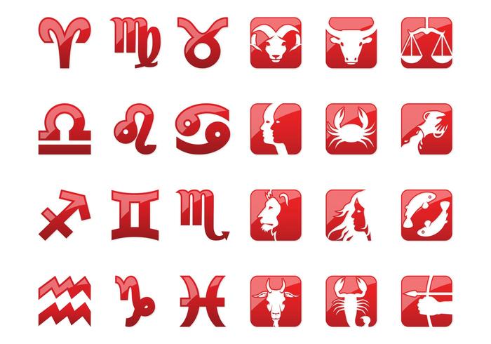 Shiny Zodiac Icons Shiny Zodiac Icons