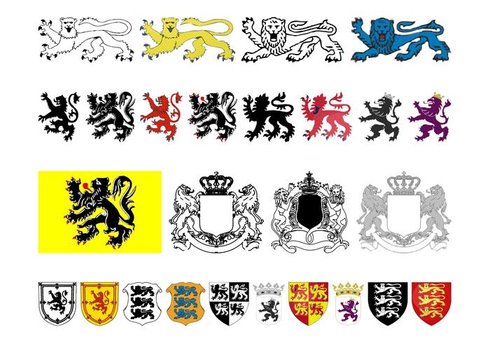 Heraldry Graphics Set Heraldry Graphics Set