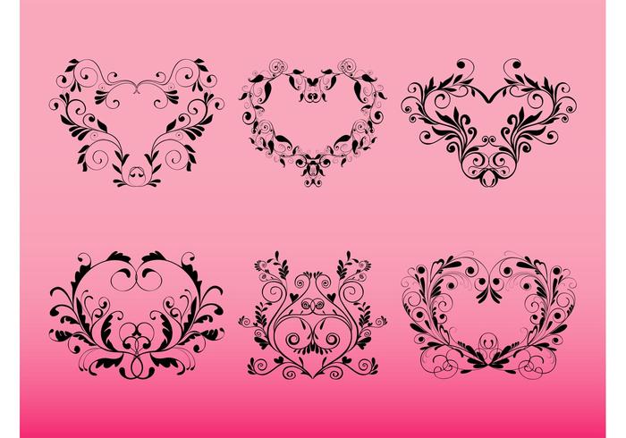 Romantic Floral Scrolls Romantic Floral Scrolls