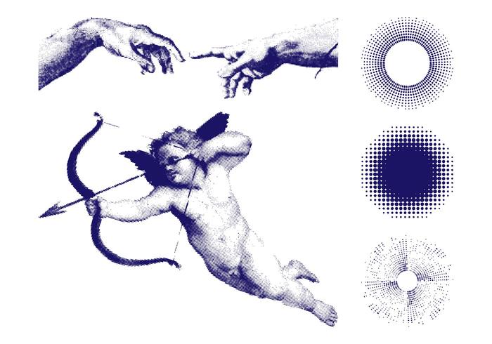 Halftone Illustrations Halftone Illustrations
