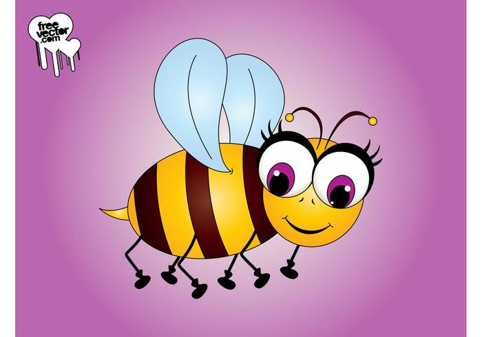 Cartoon Bee Character Cartoon Bee Character