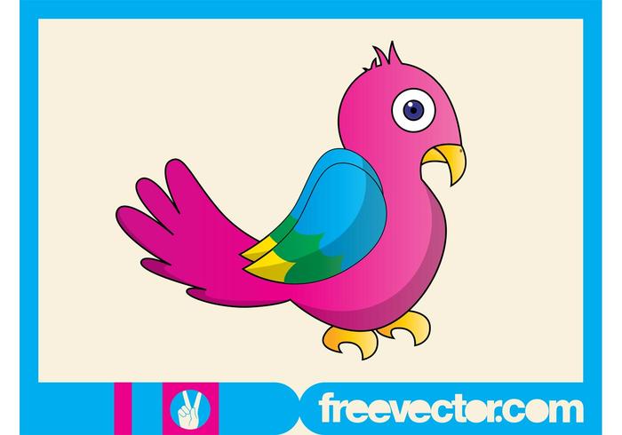 Colorful Bird Character Colorful Bird Character
