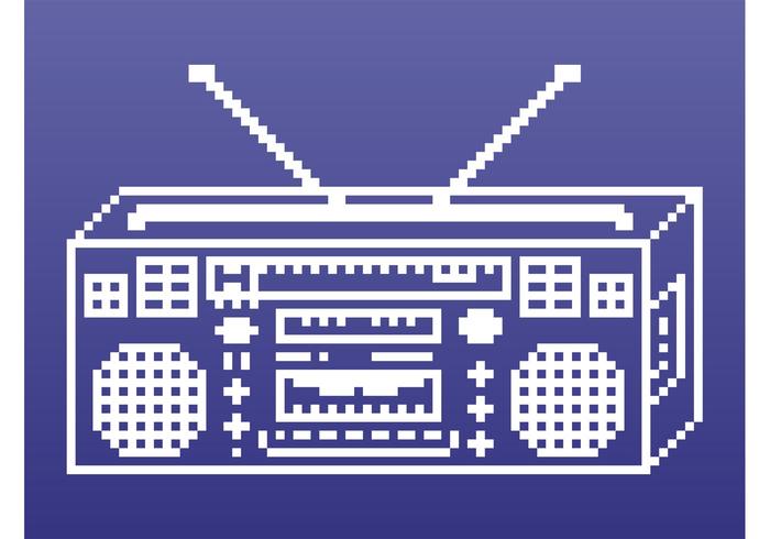 Retro Boombox Graphics Retro Boombox Graphics