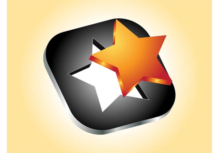 3D Star Icon 3D Star Icon