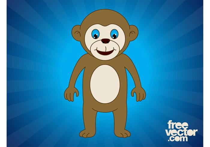 Happy Cartoon Monkey Happy Cartoon Monkey