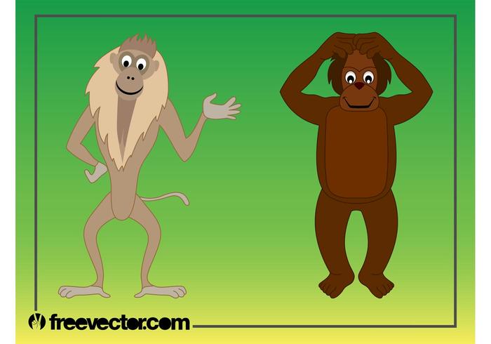 Cartoon Monkeys Cartoon Monkeys