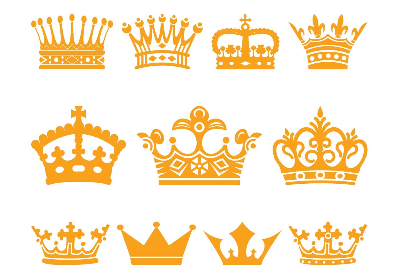 Crowns Set Download Free Vector Art, Stock Graphics & Images