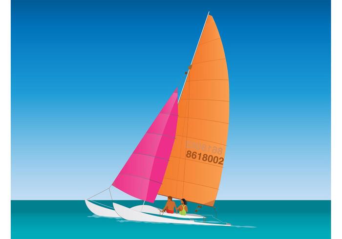 Sailing Couple Graphics