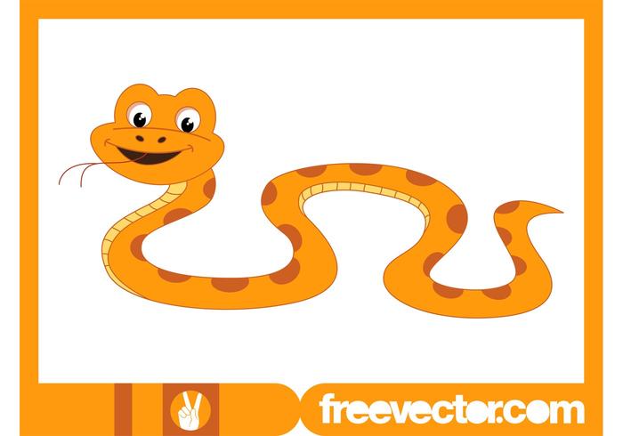 Happy Cartoon Snake