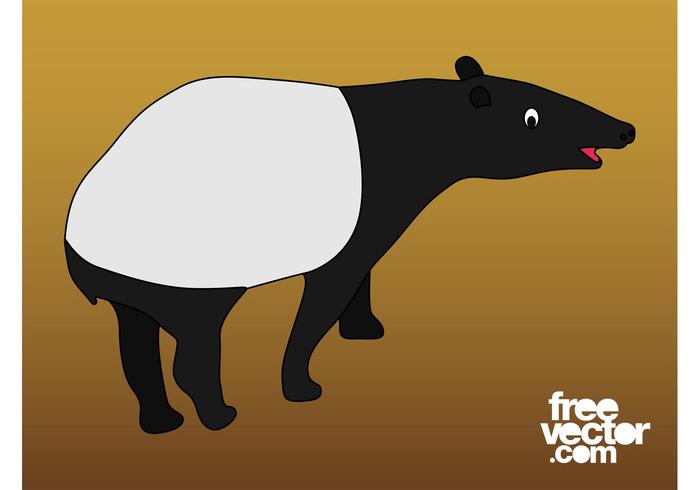 Cartoon Tapir Graphics Cartoon Tapir Graphics