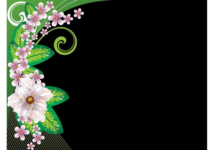 Dark Floral Background Dark Floral Background