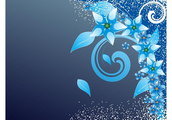 Winter Flowers Background Winter Flowers Background
