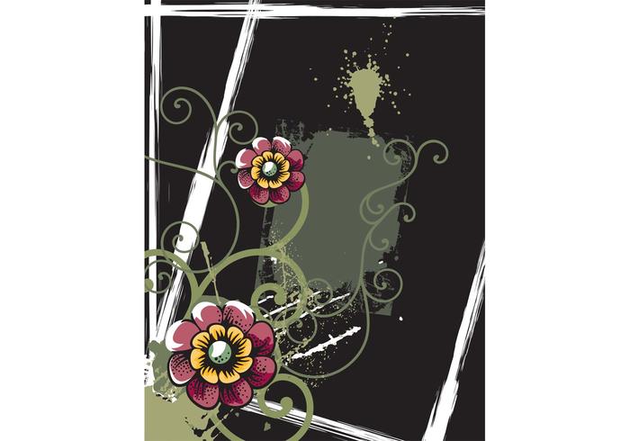 Retro Floral Poster Retro Floral Poster