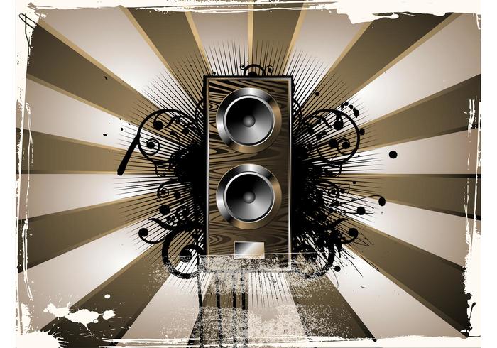 Grunge Musical Background Grunge Musical Background