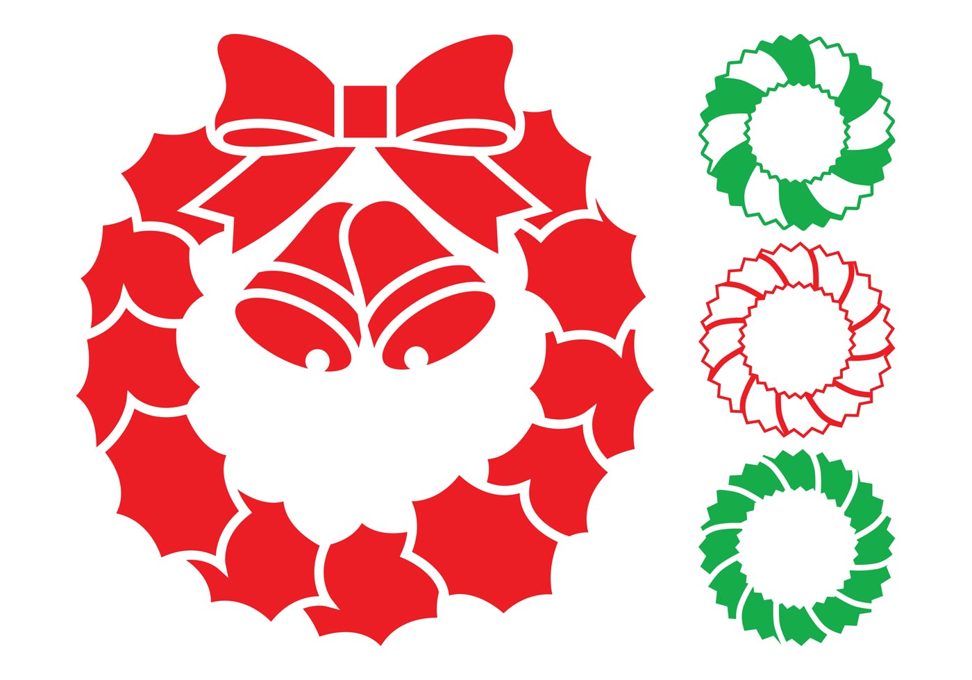 Download Christmas Wreaths Graphics - Download Free Vector Art ...