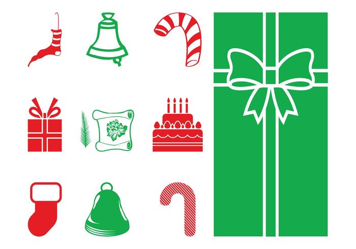 Christmas Objects Silhouettes Christmas Objects Silhouettes