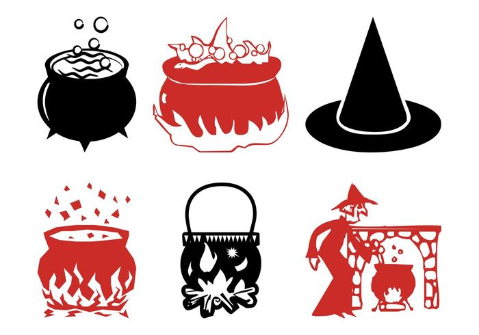 Witch Graphics Set Witch Graphics Set
